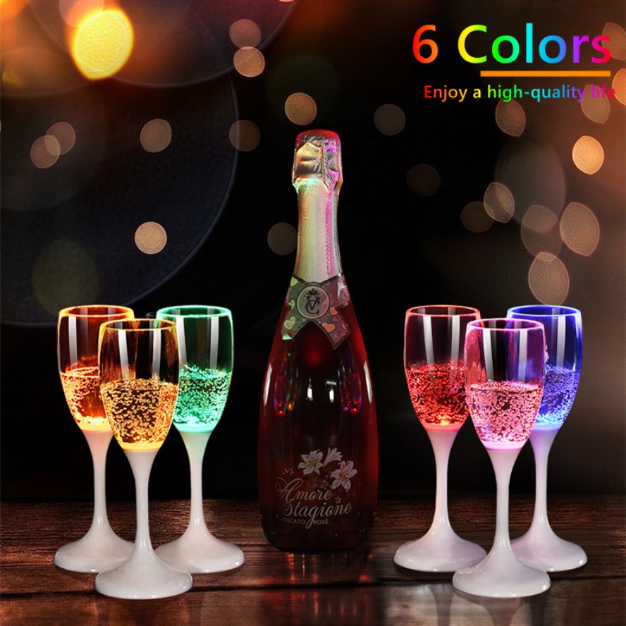 Beer Wine Up - Tazze lampeggianti automatiche a LED a