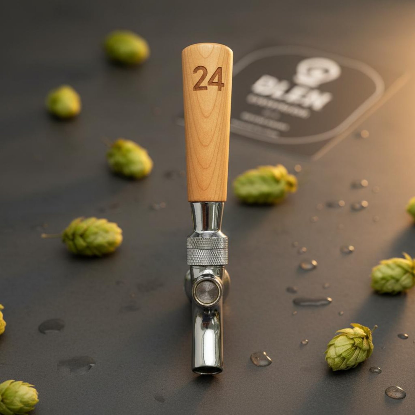 Wine Beer & Deli Reviews - Manico Corto in Legno per Spillatore