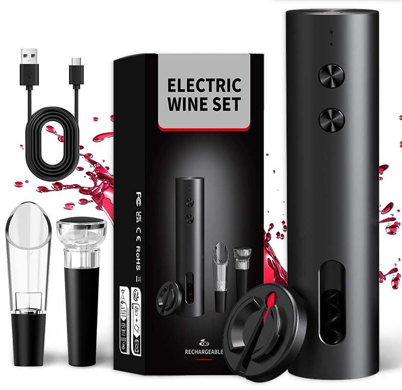 Set Apribottiglie Elettrico 4- - Wine Beer Opener recensione e prezzo