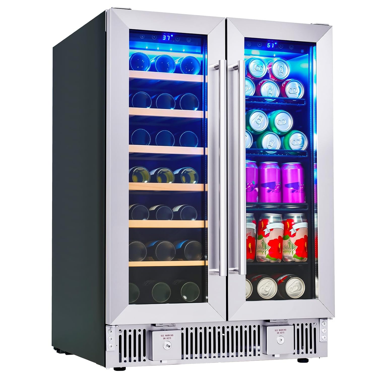 Frigorifero per Bevande, Frigo - Wine Beer Dual Zone recensione e prezzo