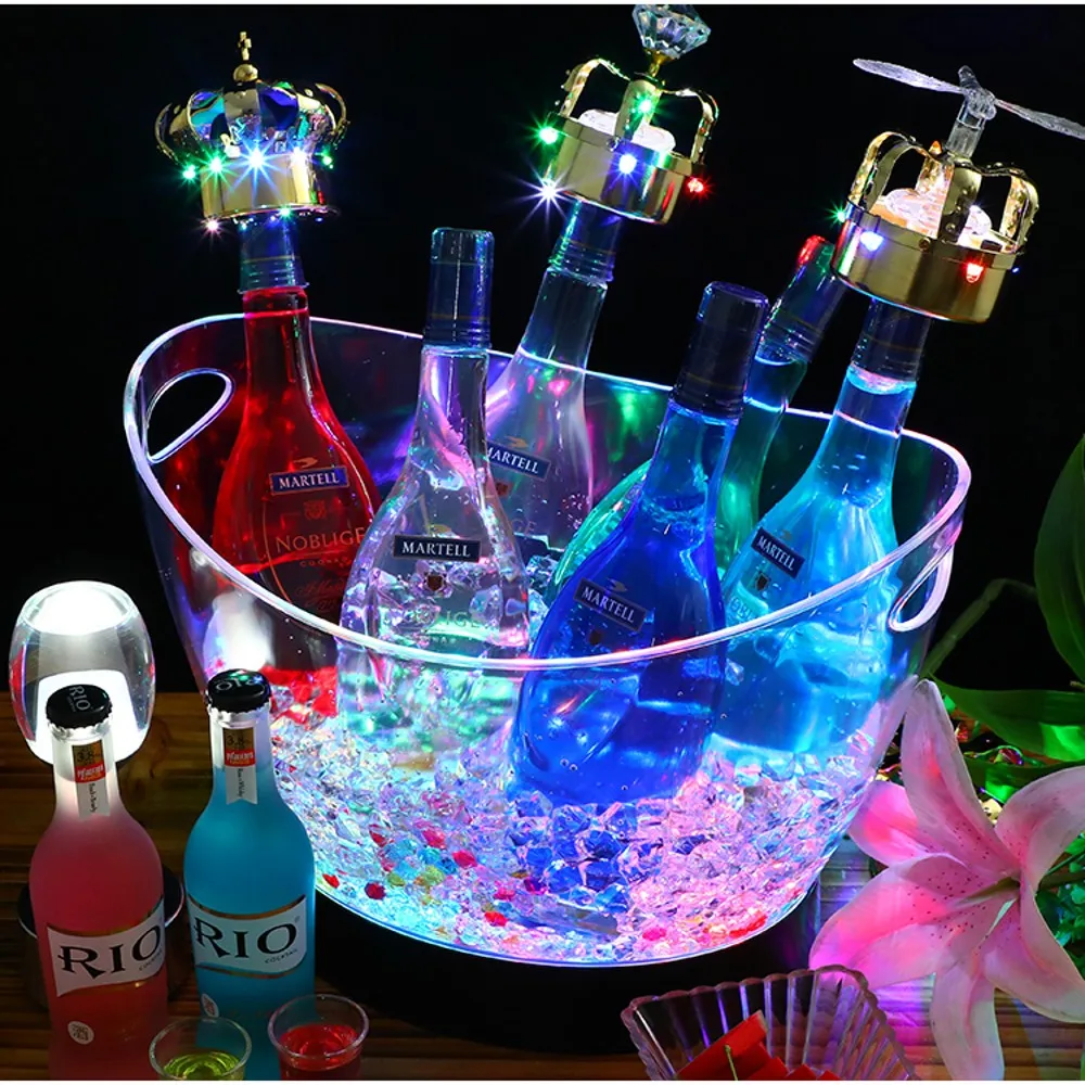 8L trasparente LED luminoso se - Beer Wine Up recensione e prezzo
