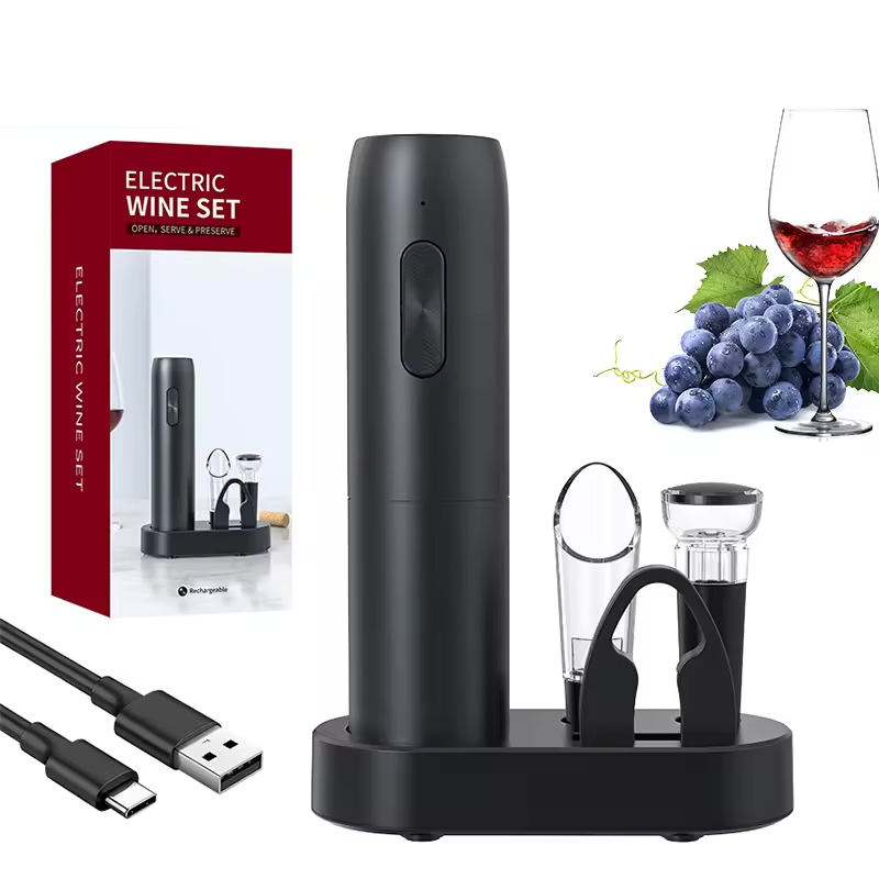 Set apribottiglie elettrico 4  - Wine Beer Opener recensione e prezzo