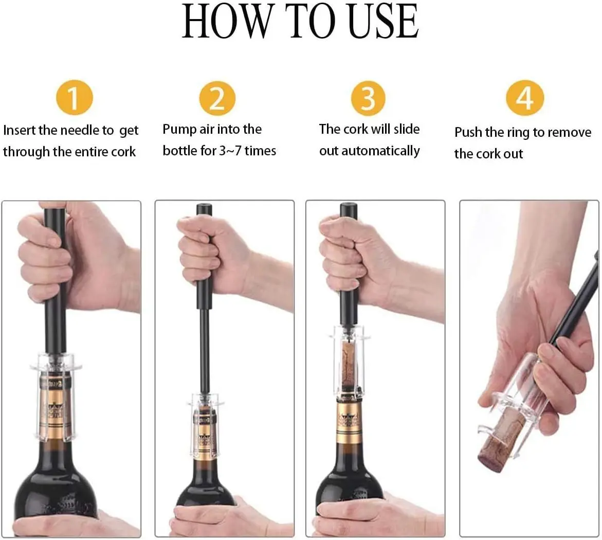 Pompa ad aria Apribottiglie pe - Wine Beer Opener recensione e prezzo